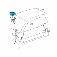 OEM Lexus LS430 Actuator Assy, Abs & Traction Diagram - 44050-50030