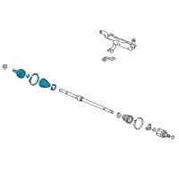 OEM 2013 Honda Civic Joint Set, Outboard (Gkn) Diagram - 44014-TR0-A01