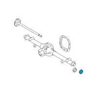 OEM 2000 Ford E-250 Econoline Axle Seal Diagram - F7UZ-1S177-A