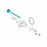 OEM 2003 Ford E-250 Axle Shafts Diagram - F5UZ-4234-A