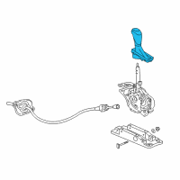 OEM Chevrolet Traverse Shift Knob Diagram - 84881006