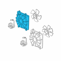 OEM 2007 Honda Civic Shroud (Denso) Diagram - 19015-RMX-A51