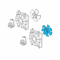 OEM 2013 Honda CR-V Fan, Cooling (Denso) Diagram - 38611-RMX-A51