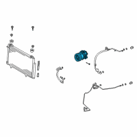 OEM 2005 Scion xB Compressor Diagram - 88310-52570-84