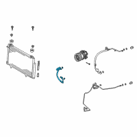 OEM 2005 Scion xB Discharge Hose Diagram - 88711-52091