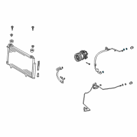 OEM Toyota C-HR Suction Pipe Seal Diagram - 90068-14010