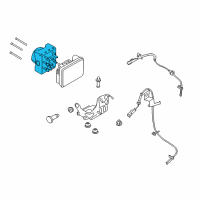 OEM Lincoln MKZ ABS Pump Assembly Diagram - KG9Z-2C215-A