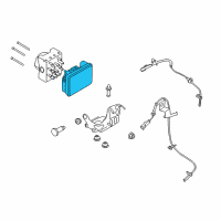 OEM 2015 Lincoln MKZ ABS Control Unit Diagram - GG9Z-2C219-B