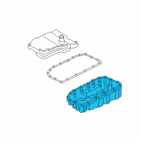 OEM 2006 Honda Civic Pan, Oil Diagram - 21151-RPS-000