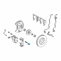 OEM Chrysler Crossfire Sensor-Brake Wear Diagram - 5099878AA