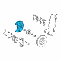 OEM Chrysler Crossfire Bracket-Backing Diagram - 5096878AA