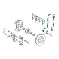 OEM Chrysler Crossfire Wiring-Wheel Speed Diagram - 5099908AA