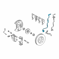 OEM 2007 Chrysler Crossfire Wiring-Wheel Speed Diagram - 5099908AA