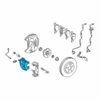 OEM 2005 Chrysler Crossfire CALIPER-Disc Brake Diagram - 5143224AA