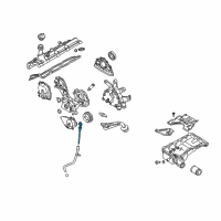 OEM 2006 Infiniti M45 Oil Level Gauge Diagram - 11140-EH000