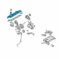 OEM 2003 Infiniti Q45 Cover Assembly - Valve Rocker Diagram - 13264-EH20A