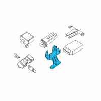 OEM 2005 BMW X3 Holder, Reception Antenna Rdc Diagram - 36-20-6-771-836