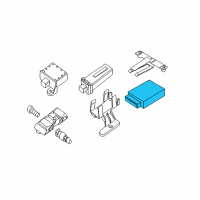 OEM BMW Tire Pressure Sensor Control Module Diagram - 36-10-6-796-604