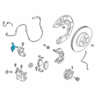 OEM 2020 Toyota GR Supra Bracket Diagram - 47758-WAA01