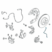 OEM Toyota GR Supra ABS Sensor Diagram - 89516-WAA02