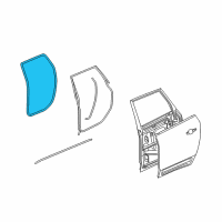 OEM Buick Weatherstrip On Body Diagram - 23226972