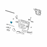 OEM 2007 Buick Lucerne Switch Asm-Driver Seat Adjuster Memory & Heater & Coo Diagram - 20812575