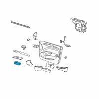 OEM 2011 Buick Lucerne Window Switch Diagram - 20869850