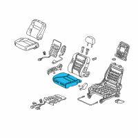 OEM 2004 Acura TSX Pad, Right Front Seat Cushion Diagram - 81137-SEA-J01