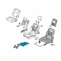 OEM Acura TSX Heater, Right Front Seat Cushion Diagram - 81134-SEC-A51