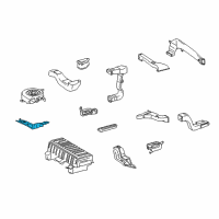 OEM Lexus GS450h Bracket, Battery Carrier Diagram - 74417-30130