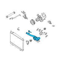 OEM 2006 Infiniti M45 Housing - THERMOSTAT Diagram - 11061-EH00B