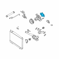 OEM 2008 Infiniti M45 GASKT-WATR Pump Diagram - 21014-AR01A