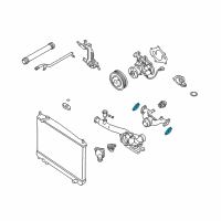 OEM 2002 Infiniti Q45 Washer Outlet Diagram - 11062-AR001