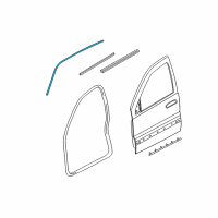 OEM Jeep Liberty Seal-Door Diagram - 55235919AJ