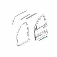 OEM Jeep Liberty Seal-Rocker Diagram - 55360663AA