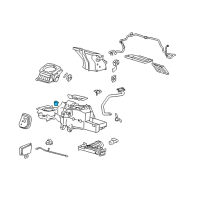 OEM 2007 Ford Freestar Control Assembly Diagram - 4L3Z-19E624-AA