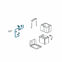 OEM Honda Accord Cable Assembly, Starter Diagram - 32410-SDR-A00