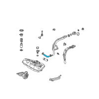 OEM 2003 Toyota Matrix Connector Hose Diagram - 77213-01020