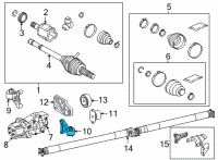 OEM Toyota Corolla Cross Front Support Diagram - 52380-0A020