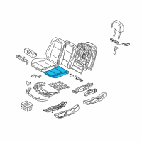 OEM 2007 BMW X3 Seat Upholstery Diagram - 52-10-3-410-266