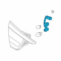 OEM 2015 Buick Verano Socket & Wire Diagram - 20990300