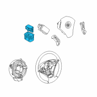 OEM BMW 760i Steptronic Switch, Rear Diagram - 61-31-6-911-738