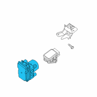 OEM 2010 Nissan Maxima Anti Skid Actuator Assembly Diagram - 47660-9N61C