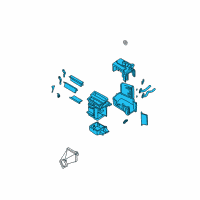 OEM Nissan Xterra Heating Unit Assy-Front Diagram - 27110-7Z100
