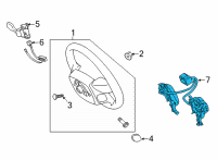 OEM 2019 Toyota Sequoia Switch Assembly Diagram - 84250-0C120-C0