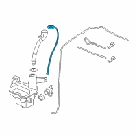 OEM 2000 Honda Civic Cap Unit, Mouth Diagram - 76802-S01-C02