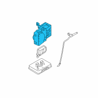 OEM Hyundai Sonata Instrument Panel Junction Box Assembly Diagram - 91950-3K050