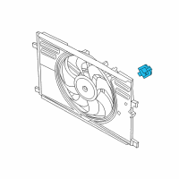 OEM 2018 Jeep Renegade Resistor-Radiator Fan Diagram - 68247207AA