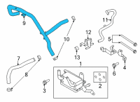 OEM 2021 Ford Bronco TUBE Diagram - MB3Z-7A031-A