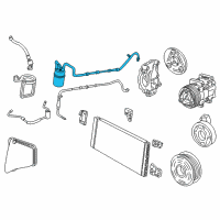 OEM 2005 Mercury Sable Drier Diagram - 5F1Z-19C836-AB